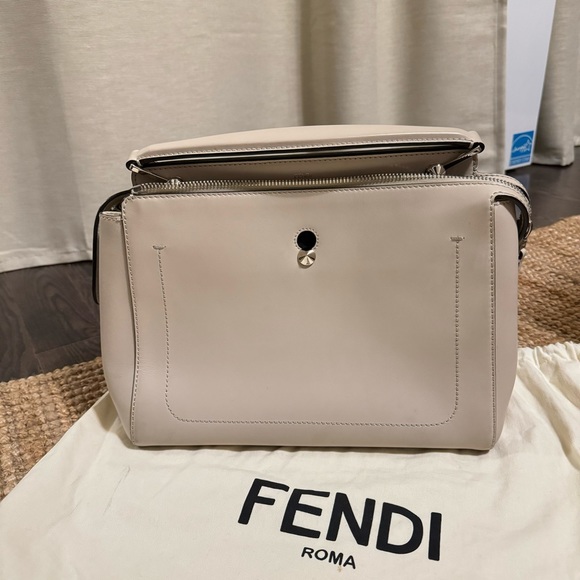 Fendi Leather Dot Com Top Handle Bag - Picture 3 of 16